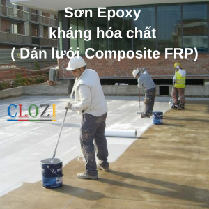Thi công sơn Kháng Hóa Chất Composite FRP