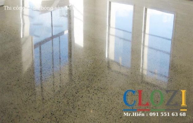 Nhận đánh bóng sàn siêu bóng với giá siêu rẻ